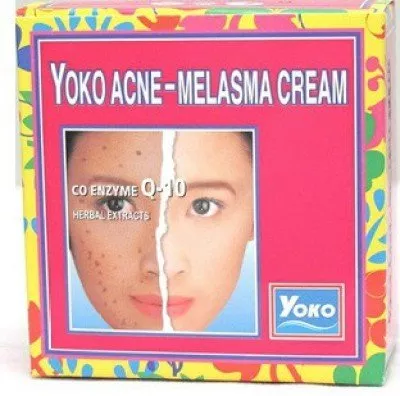 YOKO Acne Melasma Cream Co Enzyme Q 10 Acne Pimples 4 g