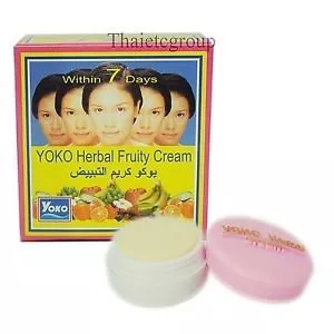 Generic YOKO Herbal Fruity Whitening Cream Within 7 Days Kojic Acid Whitener grapefruit