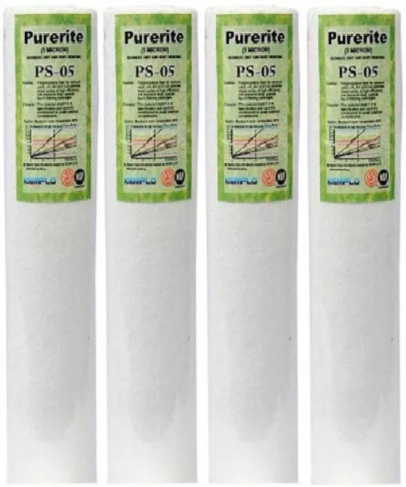 "XISOM RO Pre Filter Micon Solid Filter Cartridge (0.5, Pack of 4)"