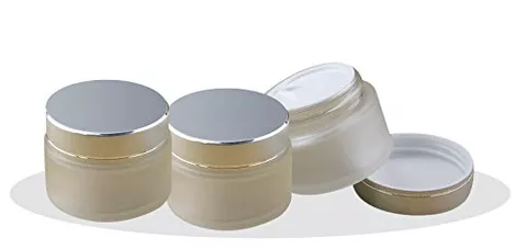 Acrylic Cosmetics Jars For Creams, Masks, DIY Cosmetics, Skin Care, Gifting Pack of 3