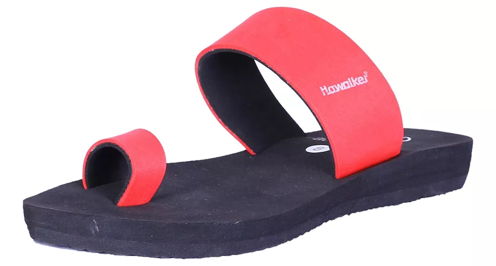 Hawalker Women's Diabetic and Therapeutic Care Softy Red Footwear