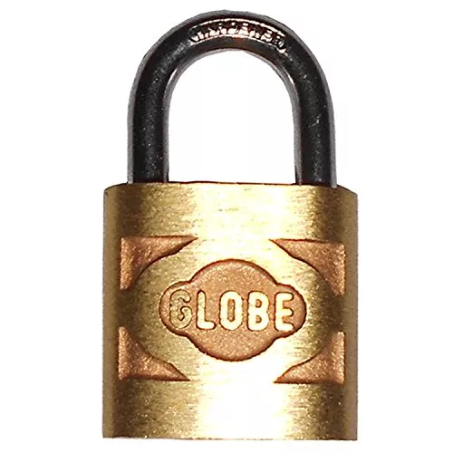 Globe Pressing Brass Padlock with 3 Keys.1.5 inches
