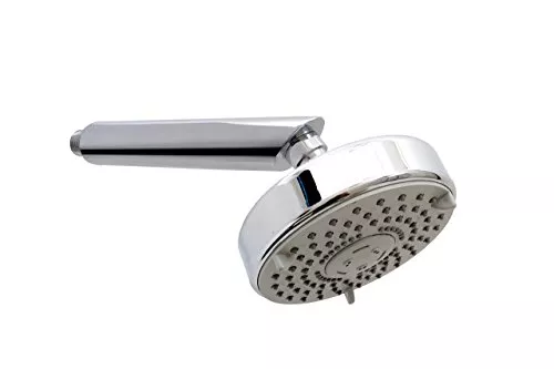 Shaks - Marinos Triple Flow ABS Shower Head - 5 Inches With Arm -7 Inches - Chrome Finish