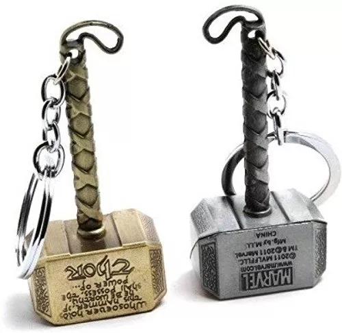 EzziDeals Silver, Gold Keyring & Keychain(Set Of 2)