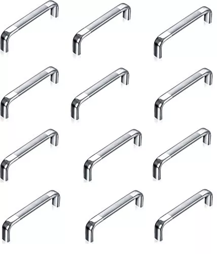SHAKS TRADERS OVAL D DRAWER OR CABINET HANDLES 4 INCH PACK OF (12)