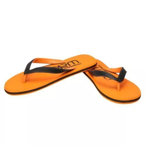 Hawalker Men's Waka Orange Rubber Flip Flops/Slippers