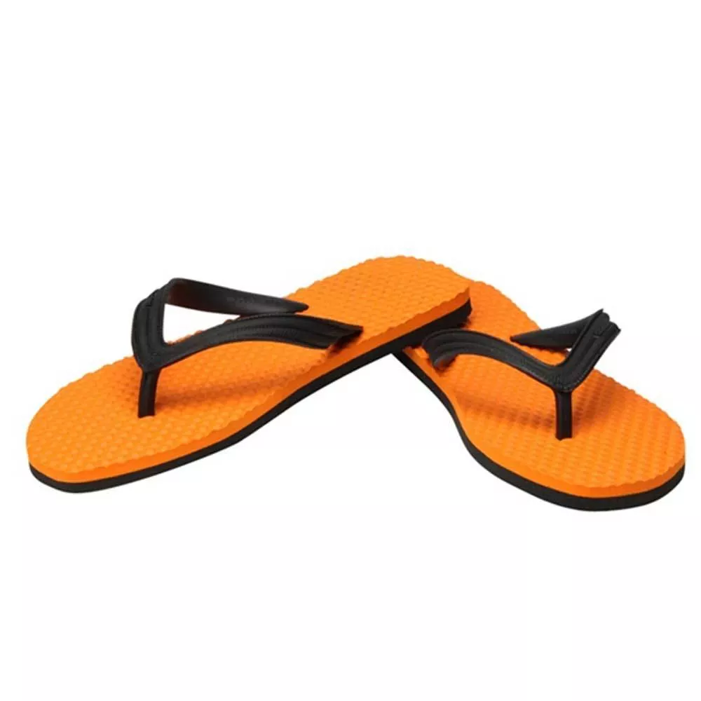 Hawalker Men's Wonder Orange Rubber Flip Flops