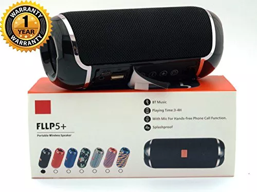 Subwoofer Bluetooth Speaker Sound box portable mobile phone radio free audio waterproofing double horn speaker (Random Color)
