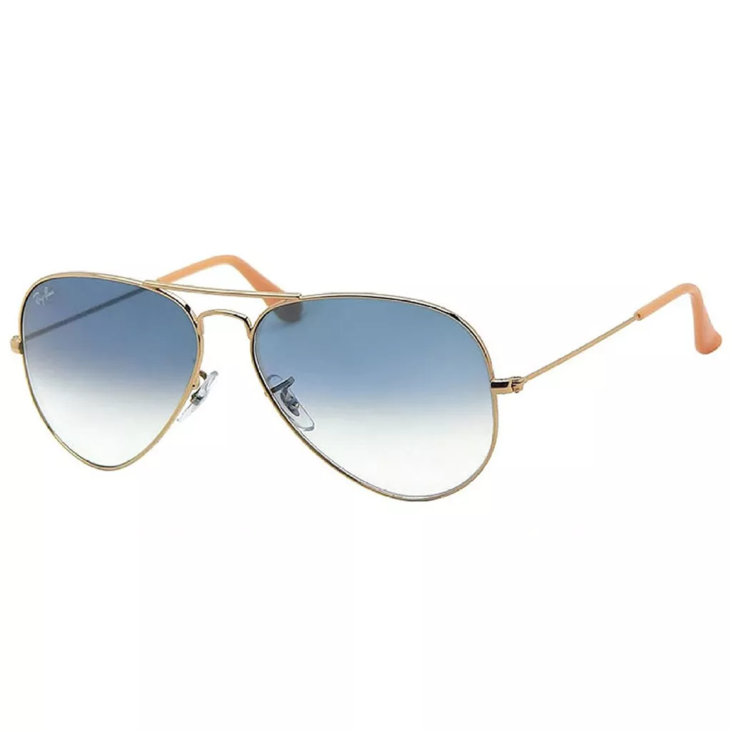 Ray-Ban Gradient Aviators Men's Sunglasses For Men (RB3026)(Blue)