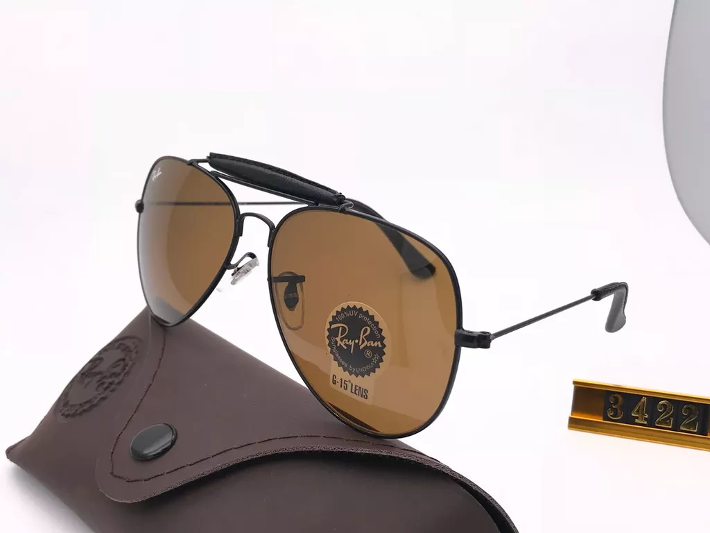 Ray-Ban Gradient Aviators Men's Sunglasses For Men (RB3422)(Brown)