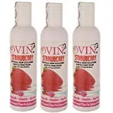 Ovin Gentle Strawberry Skin Toner Deep Cleanser Face Wash, Transparent - Pack of 3