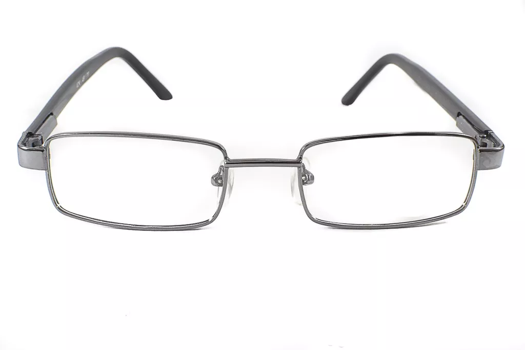 421GMBK48 Gun Metal-Black Rectangle Full Frame Small Size 48 Men & Women EyeGlasses