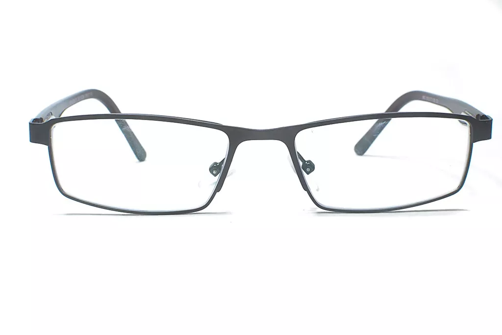 980-C5 Black-Red Rectangle Full Frame Medium Size 50 Men & Women EyeGlasses