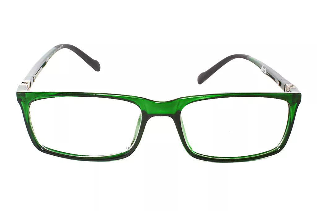 1163-5 Green Rectangle Full Frame Small Size 48 Men & Women EyeGlasses