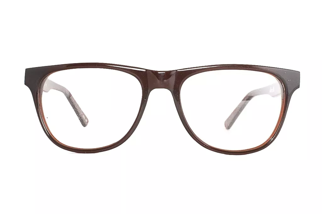 SXT1601-1 Brown Retro Square Full Frame Medium Size 51 Men & Women EyeGlasses