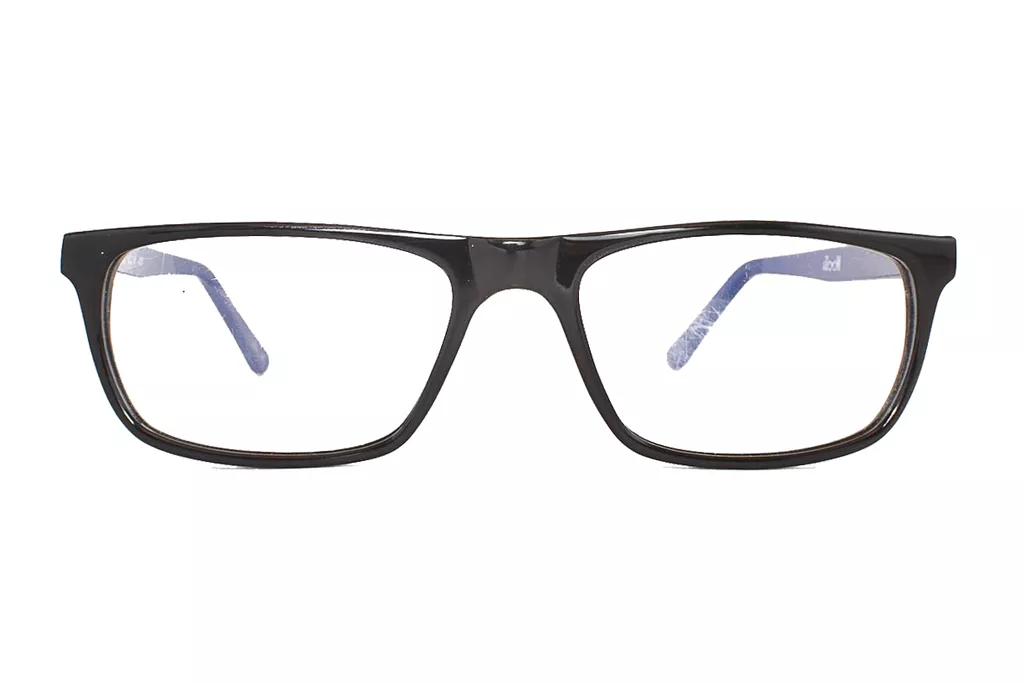 SXT1620-1 Black-Blue Retro Square Full Frame Medium Size 50 Men & Women EyeGlasses