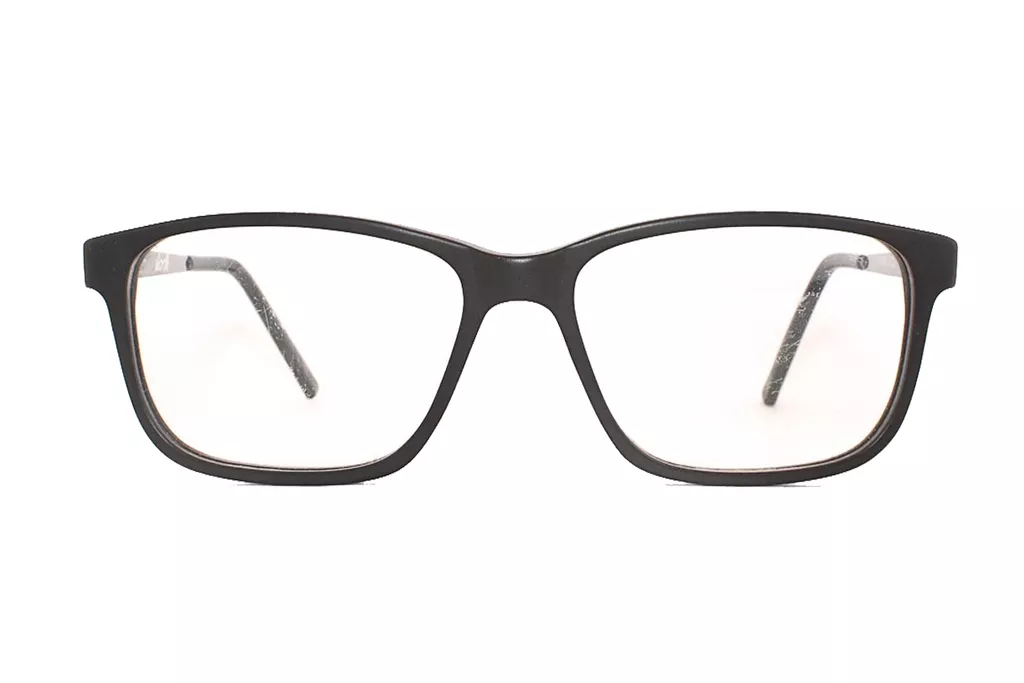 Black-Gun Metal Retro Square Full Frame Medium Size 52 Men & Women EyeGlasses