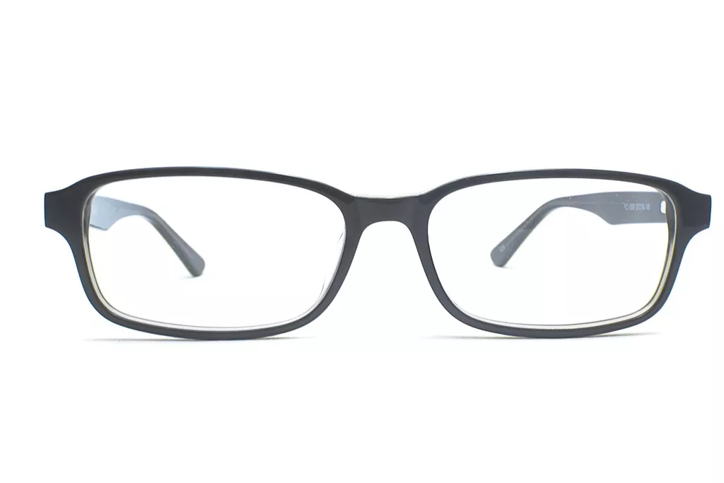 Grey-Green Retro Square Full Frame Large Size 55 Men & Women EyeGlasses
