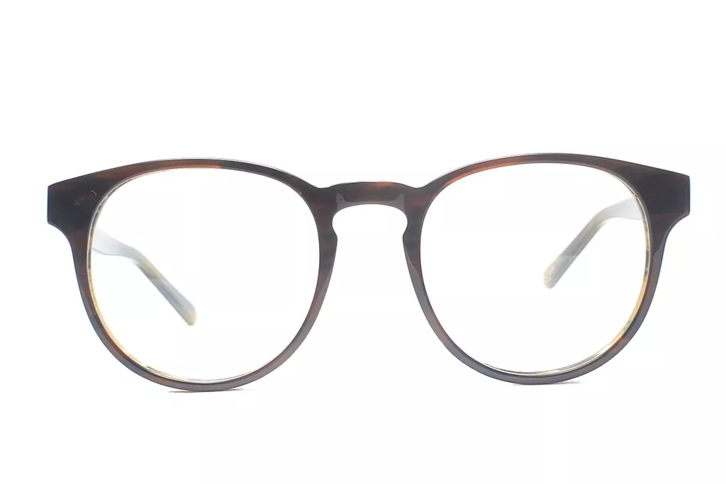 Brown Retro Square Full Frame Small Size 48 Men & Women EyeGlasses