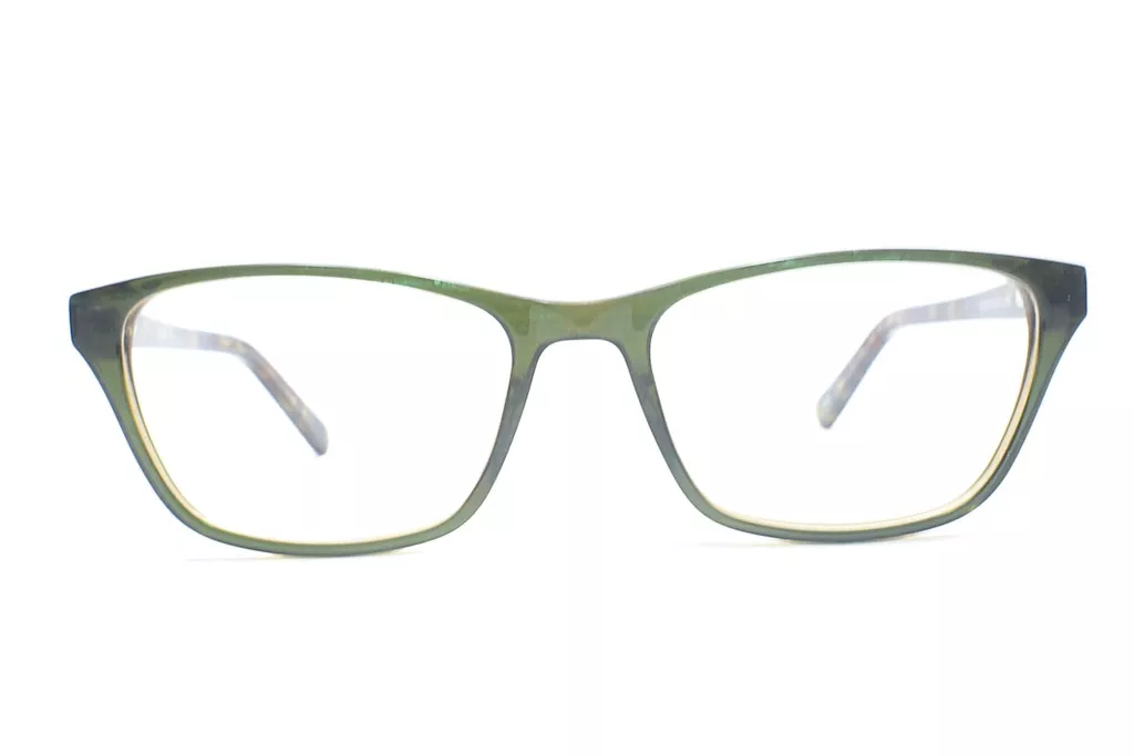 Green Retro Square Full Frame Medium Size 52 Men & Women EyeGlasses