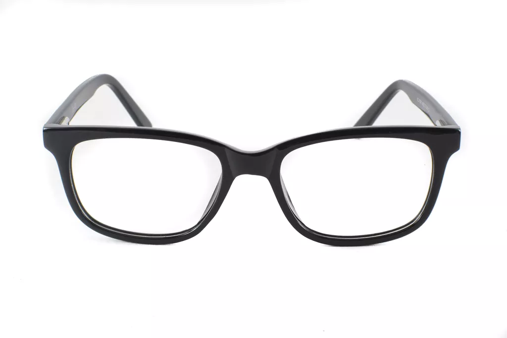 Black Retro Square Full Frame Small Size 48 Men & Women EyeGlasses