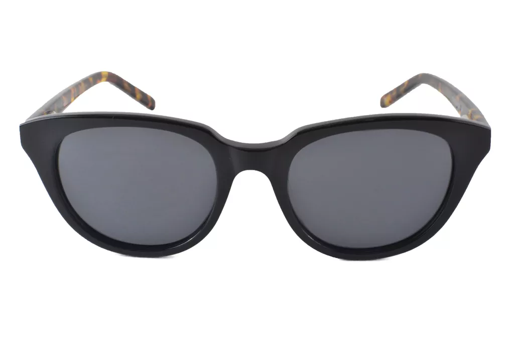 iZoom YC-1016-C5 Black-Brown Grey Cat Eye Small Size 48 Men & Women Sunglasses