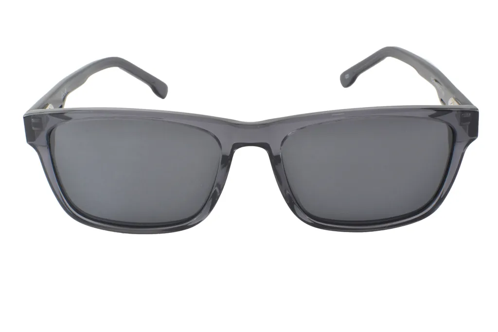 iZoom YC-1019-C3 Grey Grey Wayfarer Medium Size 54 Men & Women Sunglasses