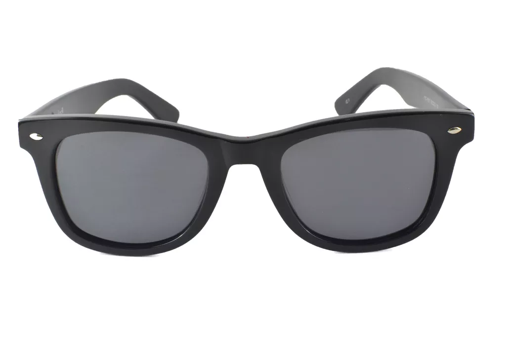 iZoom YC-1027-C1 Black Grey Wayfarer Small Size 50 Men & Women Sunglasses