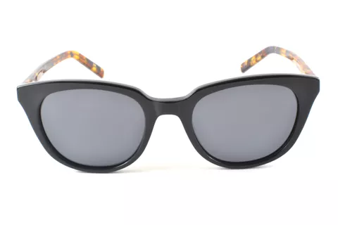 iZoom YC-1029-C4 Black-Brown Grey Wayfarer Small Size 49 Men & Women Sunglasses