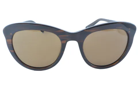 iZoom YC-5005-C4 Brown Brown Cat Eye Small Size 53 Women Sunglasses
