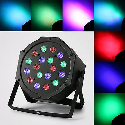 UNIQUE - Flat Par Light 36 x 1W LED Mini Flat RGB Par Dj Disco Party DMX Stage LIGHT