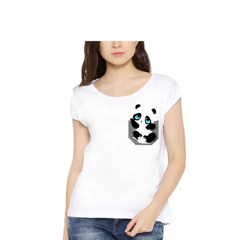 lime printed round neck t shirts for women