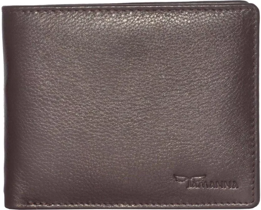 Tamanna Men Brown Genuine Leather Wallet  (7 Card Slots)