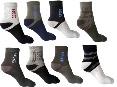( pack of 8) Ankle Cotton Sports socks for man Woman