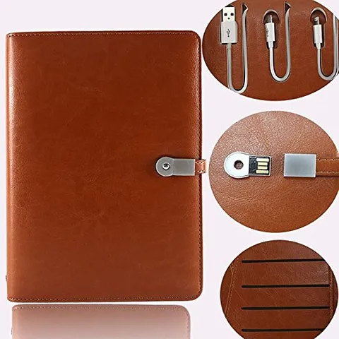 Aadhira Diary With 8GB Pen Drive And 4000 mAh Power Bank + Refillable Sheets