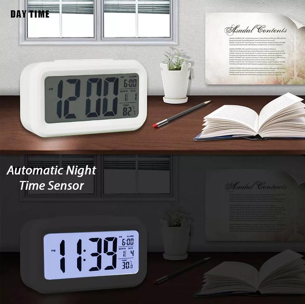 Brandyourbrand Ae Digital Large Display Clockwith Backlight For Wall And Table Both