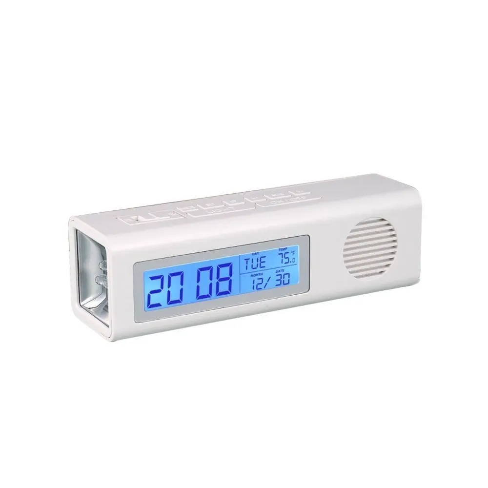 Brandyourbrand Ae Digital Table Alarm Clock With Fm Radio & Torch Usb Power