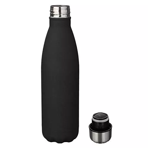 AE 500ml Stainless Steel Vacuum Flasks Water Bottle Stainless Steel Cap Thermal Insulation Kettle (1 Bottle).for Kids,Teens,Travellers, Camping, Sports, Office Desk,School Kids Water Supply.