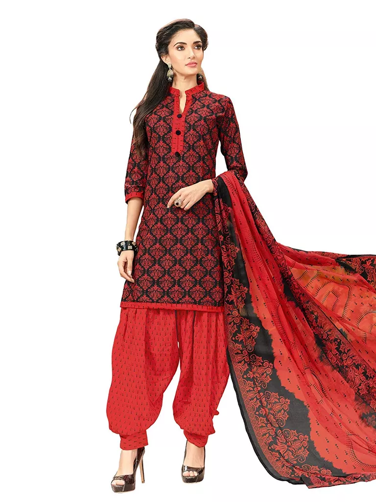 Women's Cotton Printed Dress Material