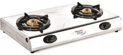 Butterfly Rhino 2 Burner Stainless Steel Manual Gas Stove