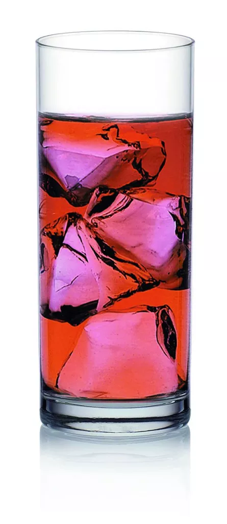 Ocean Fin Line Glass Set, 355ml, Set of 6, Transparent