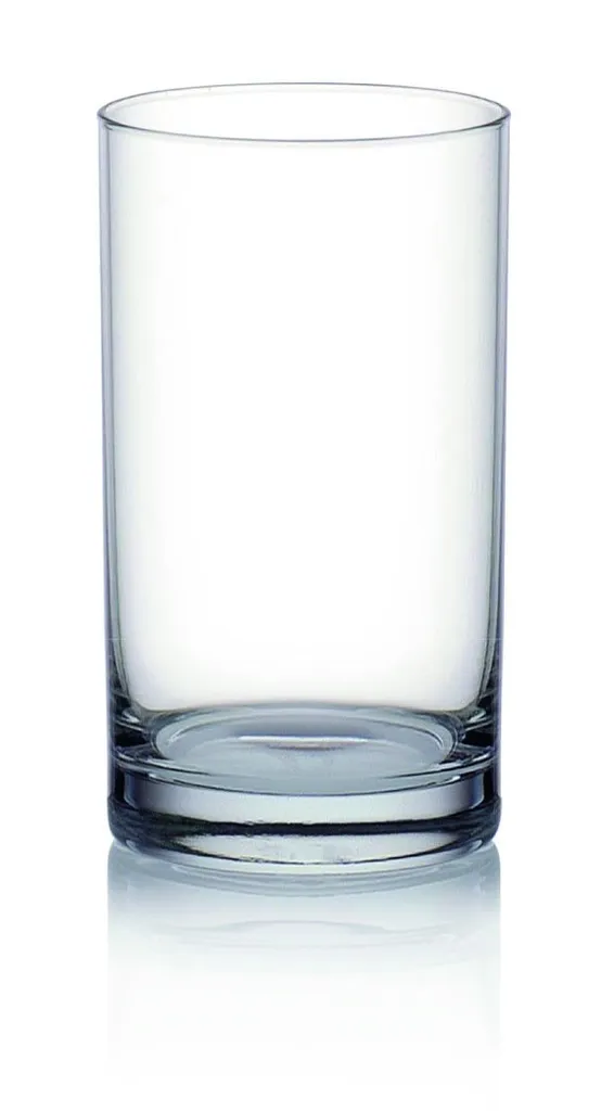 Ocean Top Drink Glass Set, 235ml, Set of 6, Transparent