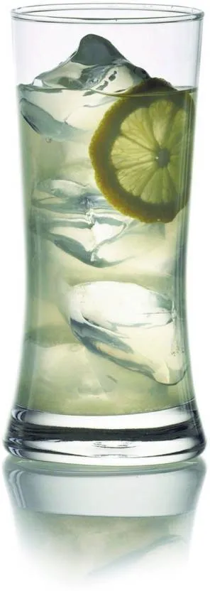 Ocean Glass Set (Glass, 425 ML, Clear, Pack of 6)