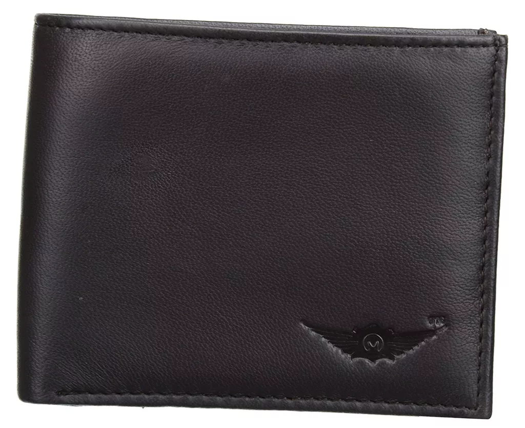 Drak Brown 100%genuine leather Bi-Fold Wallet (MW018)by Maskino Leathers