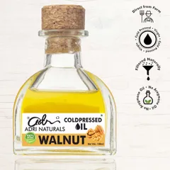 Walnut Oil (Cold Pressed, 100% Pure and Natural)