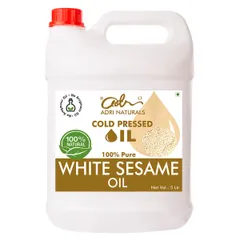 White Sesame Oil (Cold Pressed, 100% Pure and Natural)