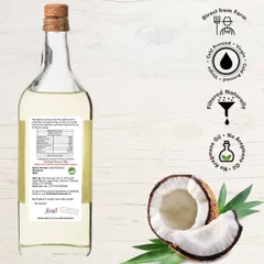 Coconut Oil (Cold Pressed, 100% Pure and Natural)