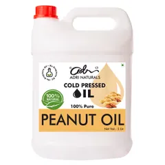 Peanut Oil (Cold Pressed, 100% Pure and Natural)