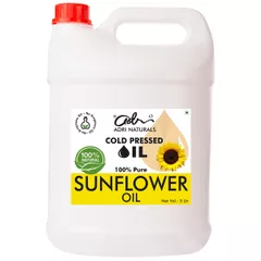 Sunflower Oil (Cold Pressed, 100% Pure & Natural)
