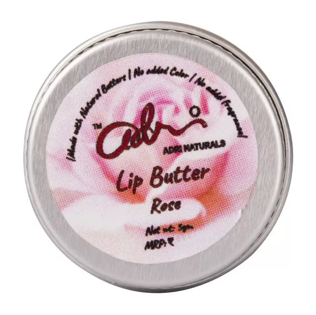 Lip Butter - Rose, 5g (100% Natural Ingredients)